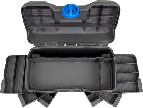 Flambeau Outdoors NextGen 6/0 Large Tackle Box, 6 Pivot Trays, 32 Compartments, Advanced Tackle Storage Organizer, Green in Kuwait