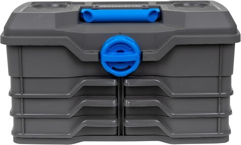 Flambeau Outdoors NextGen 6/0 Large Tackle Box, 6 Pivot Trays, 32 Compartments, Advanced Tackle Storage Organizer, Green in Kuwait