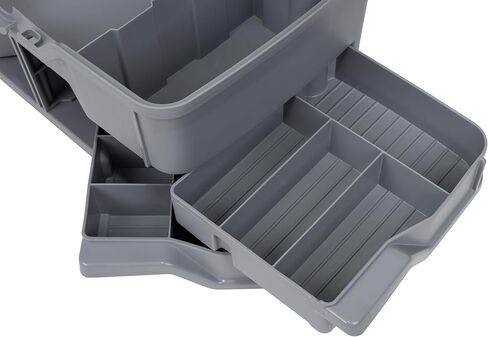 Flambeau Outdoors NextGen 6/0 Large Tackle Box, 6 Pivot Trays, 32 Compartments, Advanced Tackle Storage Organizer, Green in Kuwait