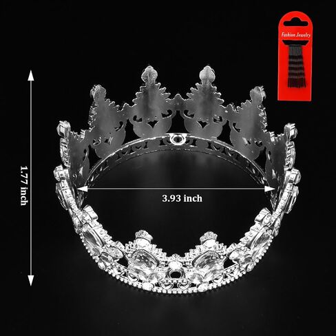 YARIEW Small Gold Crown Flower Bouquets Accessories Rhinestones Wedding Cake Topper Birthday Crown Cake Decorations Bridal Costume Hair Accessories Gifts in Kuwait