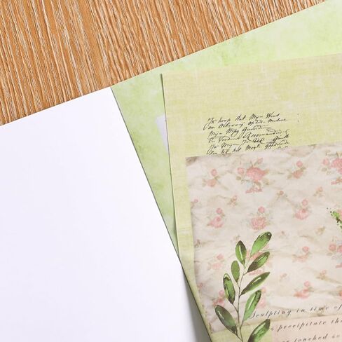 40 Sheets Green Plant Nature Theme Washi Sticker Book, Forest Theme Sticker Book for Envelope Seal, Scrapbook,Journals,Holiday Decor, DIY Crafts,Water Bottle in Kuwait