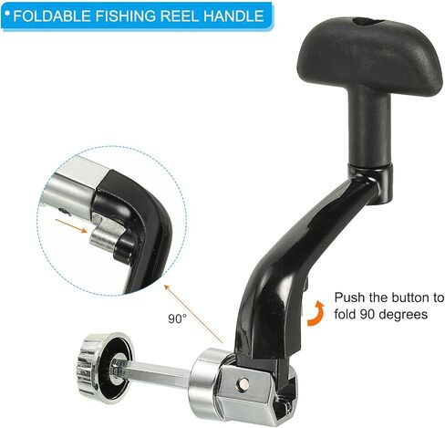 Patikil الصيد بكرة بكرة الاستبدال crank الصخور الذراع مقبض مقبض مقبض in Kuwait