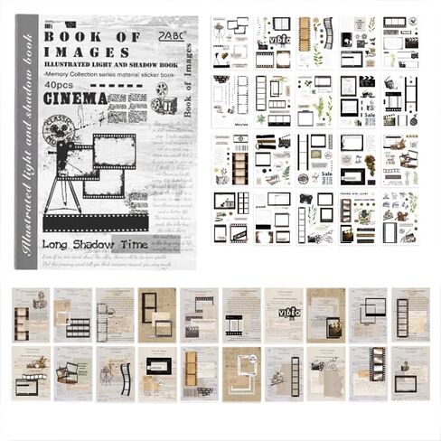 40 ورقة نبات الأخضر الطبيعة موضوع كتاب ملصق Washi ، كتاب ملصقات الغابة لختم المغلف ، سجل القصاصات ، المجلات ، ديكور العطلات ، الحرف اليدوية ، زجاجة ماء in Kuwait