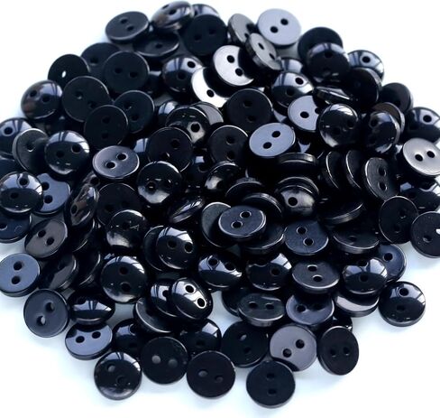 900pcs 7.5mm (0.3 بوصة) أزرار راتنجات مستديرة صغيرة جدًا وصغيرة الحجم 15 ألوانًا متنوعة 2 ثقوب القمصان قمصان DIY SCRABKING (كل لون 60 PCS) in Saudi Arabia