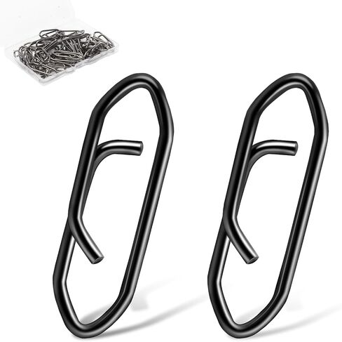 50 Pcs Speed Clips for Fishing Lures, Fishing Speed Clips, Fishing Snaps Saltwater, Freshwater Stainless Steel, Fishing Quick Clips, Fishing Clips Quick Change, Large Size in Kuwait