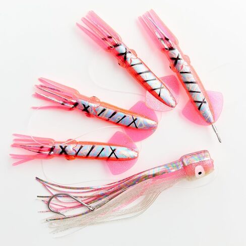 OCEAN CAT Saltwater Trolling Lures Bird Fishing Teaser for Saltwater Fishing Rigged with Hook for Wahoo Tuna Mahi Dolphin Sailfish Marlin in Saudi Arabia