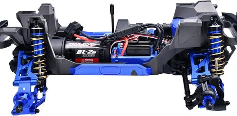 أجزاء حراسة الجانبية اليمنى والألومنيوم RC من أجل Traxxas Mini Maxx Monster Truck-107154-1 (الأزرق) in Kuwait
