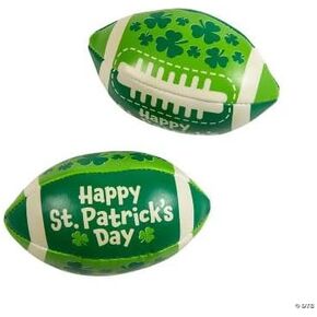 Fun Express Mini St. Patrick’s Day Footballs – 12 Pieces