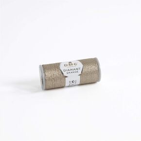 DMC Corporation DMC Diamant Grande Metallic Thread 21.8yd Rose Embroidery ، Biege