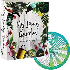 Gardening Starter Kit with Vegetable Planting Chart & Gardening Binder