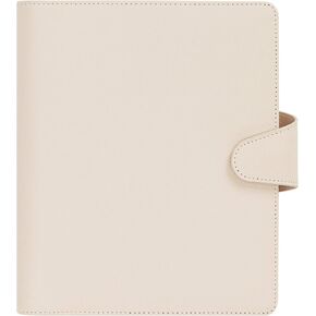 Kikki.K Leather Personal Planner مجموعة توقيع كبيرة اللوز ، 11512801