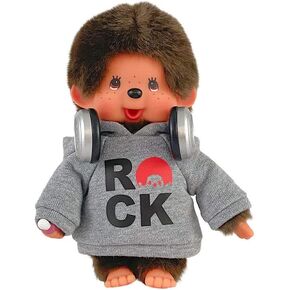 Monchhichi Pop Rockstar in Hoodie Plush Toy