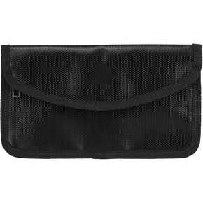 Joyzan Fireproof Money Bag, Document Small Wallet Envelope Cash Storage Fire Proof Water Fire Resistant Safe Pouch Non Itchy Container Valuables Passport Currency Key Tablet Laptop File Bank Inventory