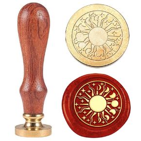 1pc Fire Phoenix Wax Searing Stamp Vintage Wax Seal Seal Gift لعيد الميلاد 25 مم من طابع الرأس النحاسي القابل للإزالة مع زخرفة بطاقة دعوة خشبية لدعوة الشمع لبطاقة الظروف.