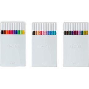Uni Mitsubishi Emott Benate Denking Pen 30Color مجموعة غرامة 0.4 ملم نصيحة دائمة الكتابة السلس/رائعة لخطوال المجلات التقويم التقويم لتلوين اللوازم المكتبية PEM-SY10C.NO1.NO2.NO3
