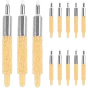 20pcs 0.5mm نصيحة نصيحة قلم القلم القربية الاستبدال nibs لعلامات الطلاء نقاط القلم العالمي إكسسوارات برميل فارغة للحصول على علامة أصفر بدقة