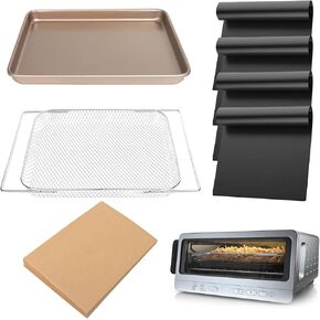 Air Fryer Oven Accessories for Ninja SP151 Flip Toaster Oven, Parchment Paper Replacement Air Fryer Tray Air Fryer Pans for Ninja Foodi Flip Away Oven (only for sp151)
