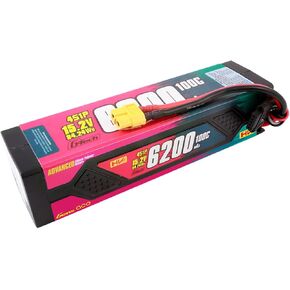 Gens Ace G-Tech الجهد العالي 15.2V 6200mAh 100c 4S Lipo Battery Hardcasewith XT60