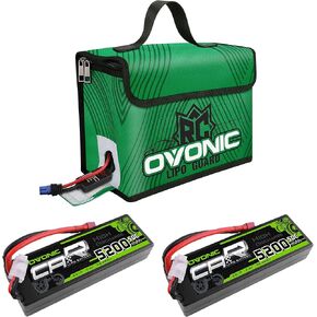Ovonic 2S Lipo Battery 50C 5200mAh 7.4V Lipo بطارية مع Deans T Plug
