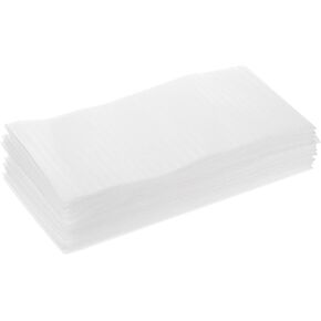 MECCANIXITY Foam Packing Pouches, 60 Pack 6 Inch x 8 Inch Wrap Bubble Pouches Cushion Foam Packing Supplies Packing sleeves White for Dishes Furniture Glasses Cups Moving Storage