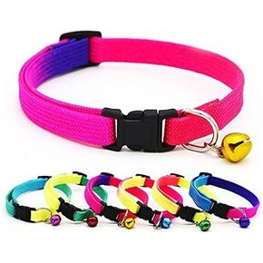 Sniffr ® Double Shade Bell Collar | Adjustable Puppy and Cat Collars with Buckle Safety Neck