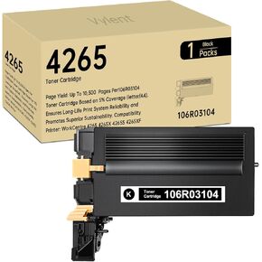 WorkCentre 4265 Toner Cartridge High Capacity Replacement for Xerox WorkCentre 4265 4265X 4265S 4265XF Printer 1-Pack (10,500 Pages) - 106R03104