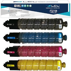 LCL Compatible SP C430A C430DN C440DN High Yield Toner Cartridge Replacement for Ricoh SP C430 C430A 821105 821108 821107 821106 SP C440DN C430DN C430 C431DN C441DN Printer (4-Pack KCMY)
