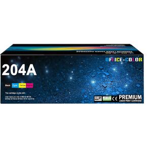 204A Toner Cartridges Works with hp Color Laserjet Pro MFP m180nw M180 Series (2*Black 1*Cyan 1*Yellow 1*Magenta)