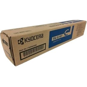 Kyocera 1T02R4CUS0 Model TK-5197C Cyan Toner Cartridge لاستخدام TaskAlfa 306CI A4 طابعات متعددة الوظائف ، تصل إلى 7000 صفحة في متوسط ​​التغطية 5 ٪