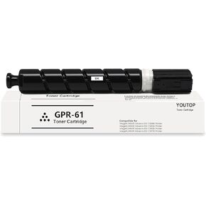 GPR-61 GPR61 Black Toner Cartridge (3763C003AA) Replacement for Canon ImageRUNNER Advance DX C5840i C5850i C5860i C5870i Printer(1-Pack)