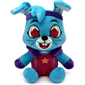 Youtooz FNAF Ruined Glam Rock Bonnie 9" Inch Plush, Ruined Glam Rock Bonnie Plushie, Collectible Ruined Glam Rock Bonnie from Five Nights at Freddy's by Youtooz FNAF Plush Collection