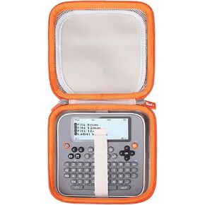Mchoi Hard Case Suitable for Makeid E1 Label Maker and Label Printer Tape Rolls and USB Charging Cable, Waterproof Shockproof Portable Label Machine Protective Case, Case Only, Black