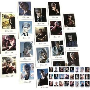 بطاقات Love and Deepspace Sylus Lomo Cards Merch Card Cosplay 40pcs 2.2x3inch بطاقة مناسبة للعبة DIY ، أرسل إلى الأصدقاء والأقارب (Sylus)