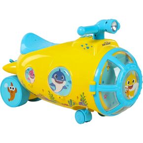 Dynacraft Baby Shark Supmarine Ride-On للأعمار من 1.5 إلى 3 سنوات