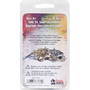 Tandy Leather Line Easy-to 24 Snaps & Setter 3631-00