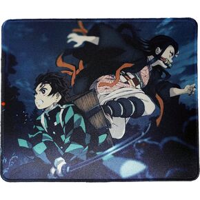 شيطان سلاير: Kimetsu No Yaiba Anime Computer Mouse Pad مضحك 12 × 10 بوصات حصيرة لمكتب الألعاب