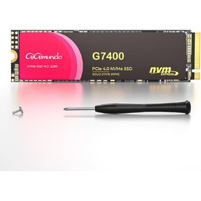 G7400 2TB M.2 PCIe Gen 4.0x4 NVMe SSD – Max 7400MB/s Read, 6800MB/s Write, Ultimate Performance, Ultra Fast Speed for Gamers & Creators