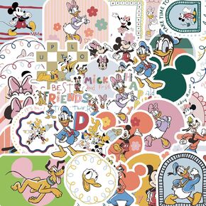 50Pcs Mickey Mouse Sticker for Kids, Cute Cartoon Waterproof Vinyl Stickers for Adult Teen Girl Water Bottle, Laptop, Phone, Computer, Guitar, Notebook, Skateboard