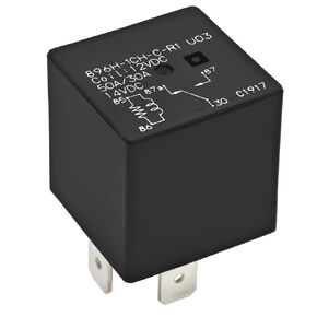 Relay 896H-1CH-C-R1-U03, 5 Pins Plug-in Automotive Relay 12VDC SPDT 50A 12V Terminal Flux Tight Automotive Relay