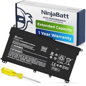 NinjaBatt 776622-001 HP Laptop Battery for LA03DF LA04 15-F272WM 15-F233WM 15-F211WM 752237-001 728460-001 15-F162DX 15-F039WM 15-N210DX 15-F100DX 15-F010DX - High Performance