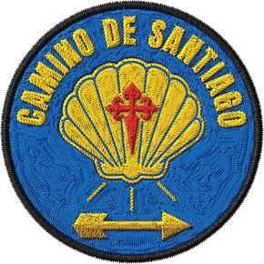 Camino de Santiago Spain Patch للملابس - الحديد المطرز على التصحيح لسترة الظهر - بقع النسيج للهدايا التذكارية والهدايا للمسافرين ID45095