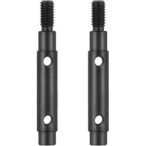 Mohero 2PCS الصلب ممتدة 5 مم عمود محور محور بوابة البوابة ل 1/18 زاحف الصخ