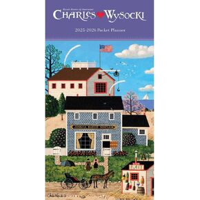 Charles Wysocki Americana 2 Year 2025 Pocket Planner
