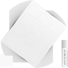 ملصقات Globleland 360pcs بلسم الشفاه 2x2.1inch ملصقات بلسم الشفاه القابلة للطباعة