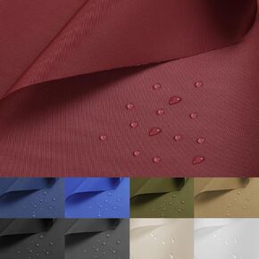 Nylon Fabric, 58" W 420D Waterproof Fabric 1 Yard Ripstop Nylon Fabric Outdoor Upholstery Twill Sewing Fabric for Patio Chair, Lining, Cushion, Purse, Tote Bag, Tent, Tarp Cover, DIY Project Blue