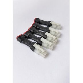Pack(5) New Tamiya Male to T-Plug Female Adapter No Wires Ultra Compact for RC