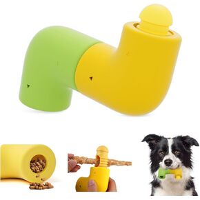 Hetoo Dog Puzzle Treicment Toys للكلاب الكبيرة: لعبة Smart Dog Toy تفاعلية تحفيز عقليًا ألعابًا لإبقائها مشغولة- لعبة موزع الطعام للكلاب المتوسطة العدوانية- 4 عبوة