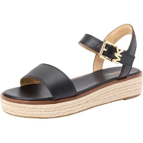 Michael Michael Kors Women's Richie Espadrille Wedge Sandals Black 9 M