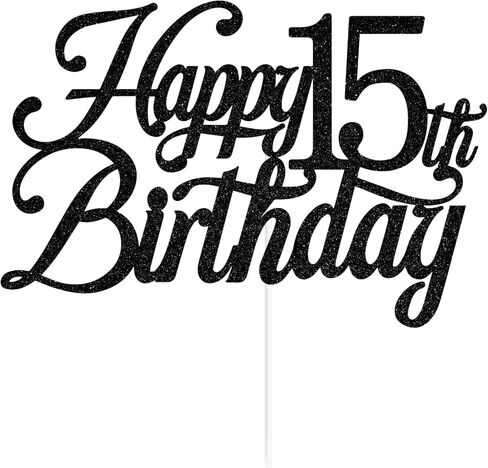 Black Glitter Happy 33 Birthday Cake Topper ، هتافات إلى 33 عامًا/المستوى 33 Unlocked/33 عامًا محبوبًا ومباركًا ومضحكًا ، مستلزمات حفلات عيد ميلاد 33 in Kuwait