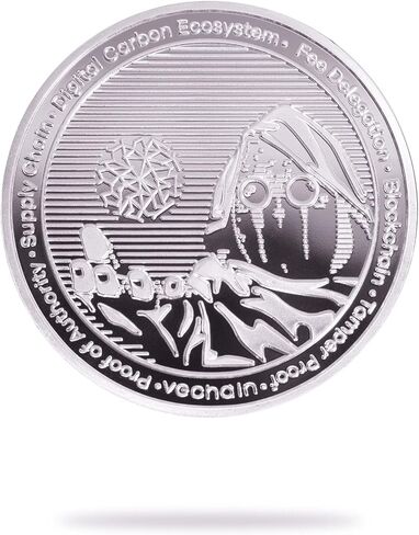 | VeChain (Vet) Physical Crypto Coin | Commemorative Cryptocurrency You Can HODL in Saudi Arabia